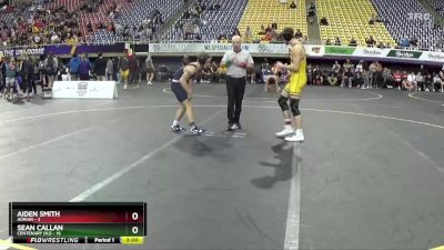 157 lbs Finals (8 Team) - Sean Callan, Centenary (NJ) vs Aiden Smith, Adrian