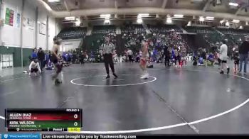 119 lbs Round 4 (6 Team) - Allen Diaz, Nebraska Titans vs Kirk Wilson, Midwest Destroyers