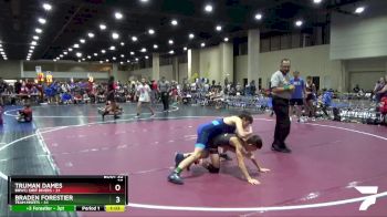 100 lbs Placement (16 Team) - Truman Dames, BHWC/ Dirt Divers vs Braden Forestier, Team Misfits