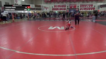 50 lbs Quarterfinal - Colson Pedri, Pinnacle Wrestling vs Saeed Mirza, Edina Youth Wrestling Club