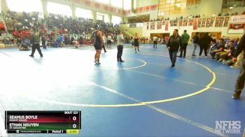 287 Boys Champ. Round 2 - Seamus Boyle, Mount Miguel vs Ethan Nguyen, St Augustine