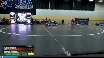 149 lbs Cons. Round 2 - Braden Downs, Sebolt Wrestling Academy vs Aydan Groom, Iowa