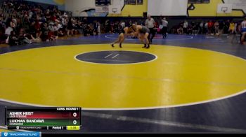 165 lbs Cons. Round 1 - Asher Heist, Lake Stevens vs Lukman Bandawi, Lynnwood