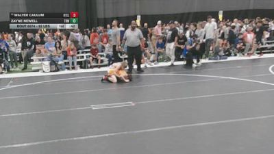 92 lbs Champ. Rd Of 64 - Zayne Newell, The Best Wrestler vs Walter Caulum, RT Elite