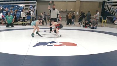 67 lbs Cons. Sub-semis - Ronan Niemer, Contenders Wrestling Academy vs Christopher Porto, Team Tugman Wrestling Club