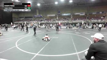 49 lbs Rr Rnd 5 - Joseph Perez, Bear Cave WC vs Theo Price, Black Fox Wrestling Academy