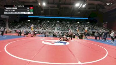 4A-285 lbs Cons. Semi - Jamison Bade, Laramie vs Isaac Clay, Cheyenne East