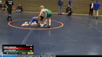 83 lbs Cons. Round 2 - Owen Brinson, Bear Cave Wrestling Club vs Jack Williams, Brewster Wrestling Club