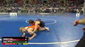 170 lbs Quarterfinal - Garrett Hebl, LaMoure-Litchville/Marion vs Noah Jepson, Killdeer