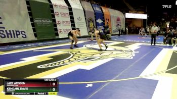 138 Class 3 lbs Cons. Round 1 - Jace Amsden, Farmington vs Kendahl Davis, Kearney