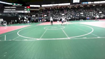 115 lbs Cons. Round 2 - Cameron Horn, MAS1 vs Ryder Farrell, AUS1
