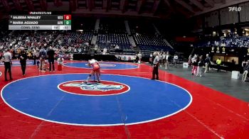 105 lbs Cons. Semi - Maria Aguado, Alpharetta vs Jaleesa Whaley, Veteran`s