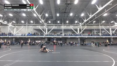 149 lbs Quarterfinal - Rawson Iwanicki, Unrostered - UnAttached vs Eli Carr, Brown
