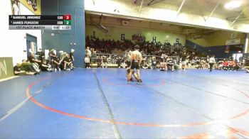 120 lbs 1st Place Match - James Fukuchi, Cerritos vs Samuel Jimenez, Eleanor Roosevelt