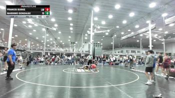 147 lbs Quarterfinal - Francis Burke, LAW - HSC vs Massimo Gonzalez, Phillipsburg - HSC