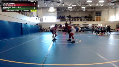 197 lbs Round 5 (6 Team) - Chad Adams, Cowley College vs Kenneth Philllips, Snow