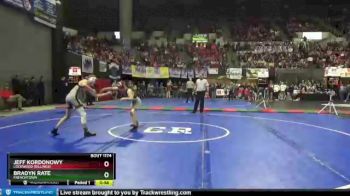 Cons. Round 1 - Jeff Kordonowy, Lockwood (Billings) vs Bradyn Rate, Frenchtown