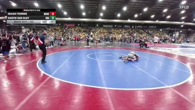 150 lbs 5th Place Match - Kasyn Van Kley, Heartland Wrestling Academy vs Isaiah Torres, Magic City Wrestling Club