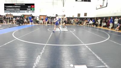 132 lbs Round Of 16 - Carmelo Rafala, Glastonbury vs Leonardo Vives, Trumbull