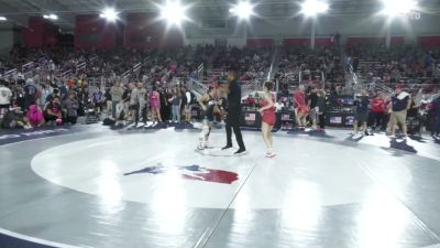 95 lbs Quarters - Kenly Muzykoski, Mpower vs Katelyn Rowles, Warrior RTC