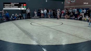 75 lbs Quarterfinal - Teminah Williamson, Clearwater Valley Wrestling Club vs Kayzlee Young, Small Town Grims