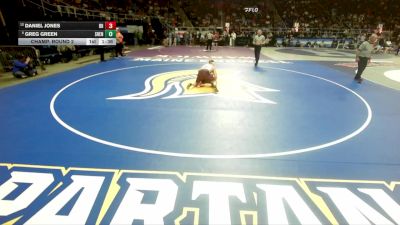 I-138 lbs Champ. Round 2 - Greg Green, Shenendehowa vs Daniel Jones, Burnt Hills