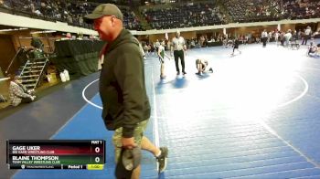 98 lbs Cons. Round 3 - Gage Uker, Big Game Wrestling Club vs Blaine Thompson, Team Valley Wrestling Club