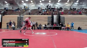 285 lbs Cons. Round 2 - Caleb Thurston, Delta Wrestling Club Inc vs Spencer Smitley, Jay County