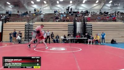 285 lbs Cons. Round 2 - Caleb Thurston, Delta Wrestling Club Inc vs Spencer Smitley, Jay County