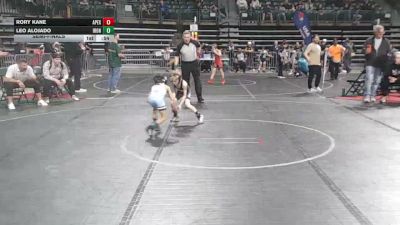 50 lbs Semifinal - Rory Kane, Apex vs Leo Alojado, Iron Horse