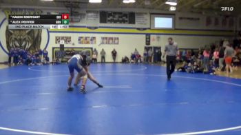 150 lbs 2nd Place Match - Alex Peiffer, Grinnell vs Kaizin Eberhart, Dike-New Hartford