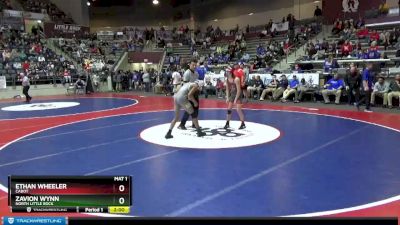 6A 113 lbs Cons. Round 1 - Ethan Wheeler, Cabot vs Zavion Wynn, North Little Rock