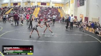 66 lbs Semifinal - Nathaniel Parnell, Team Tiger vs Alessandro Calderon, Sons Of Thunder