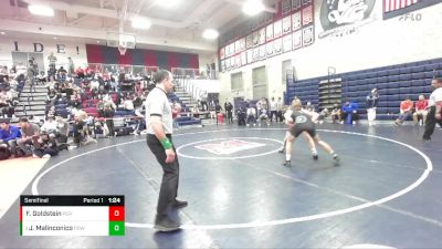 132 lbs Semifinal - Jack Malinconico, Poway vs Ferrin Goldstein, Perry