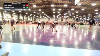 195 lbs Rr Rnd 2 - Cori Tonte, Indiana Outlaws Black vs Carter Storm, Parabellum Wrestling Academy