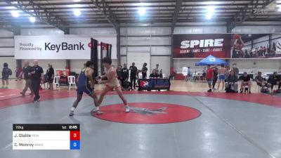 72 kg Round Of 32 - Joseph Olalde, Iron Wrestling Club vs Carlos Monroy, Warrior Regional Training Center