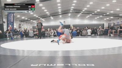 113 lbs Quarters - Bode Walker, Jackrabbit Wrestling Academy vs Maysen Perkins, Greater Heights Wrestling