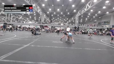 110 lbs Round 2 (6 Team) - Selena Batres, South Side WC vs Adriana Digregorio, Pride WC