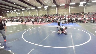 116 lbs Quarterfinal - Phillip Aragon, Stout Wrestling Academy vs Zaiden Hanson, Dolores Wrestling Club