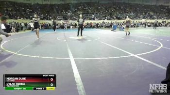 4A-106 lbs Champ. Round 1 - Dylan Renna, Weatherford vs Morgan Duke, Sallisaw