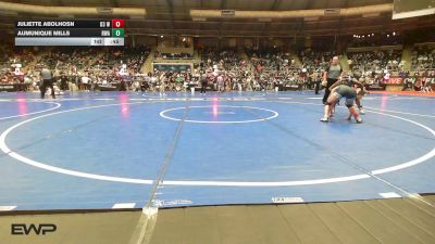 112 lbs Consi Of 16 #2 - Juliette Abolhosn, D3 Wrestling vs Aumunique Mills, Roundtree Wrestling Academy