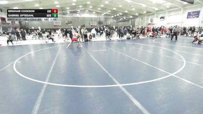 155.1-155.9 lbs Champ. Round 2 - Brigham Cookson, Champions Wrestling Club vs Gabriel Oftedahl, North Atlanta High School Wrestling