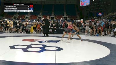 138 lbs Cons. Rd Of 16 - Jensen Boyd, Indiana vs Evan Stanley, Indiana