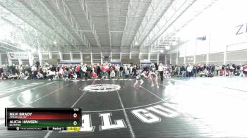 100 lbs Cons. Round 7 - Alicia Hansen, Olympus vs Nevi Brady, Cedar Valley