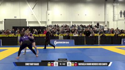 Nathália Ivanir Mendes Dos Santo vs Emily May Haase 2025 World IBJJF Jiu-Jitsu No-Gi Championship