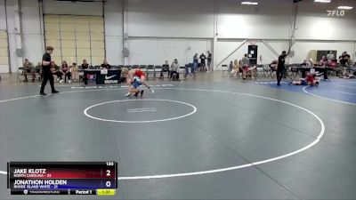 130 lbs Round 1 (6 Team) - Jake Klotz, North Carolina vs Jonathon Holden, Rhode Island White