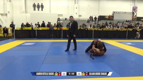 Jillian Louise Chalke vs Lauren Estelle Sacks 2024 World IBJJF Jiu-Jitsu No-Gi Championship