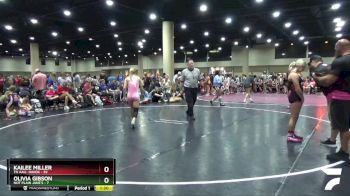 120 lbs Round 2 (4 Team) - Olivia Gibson, Not Plain Jane`s vs Kailee Miller, TN AAU- Havok