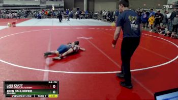 76 lbs Semifinal - Keen Dahlheimer, Brainerd vs Jase Kratt, Summit Wrestling Academy