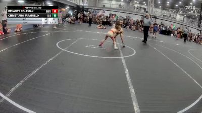 60 lbs Round 1 (4 Team) - Christiano Jaramillo, Empire-BB vs Delaney Coleman, RedNose WS